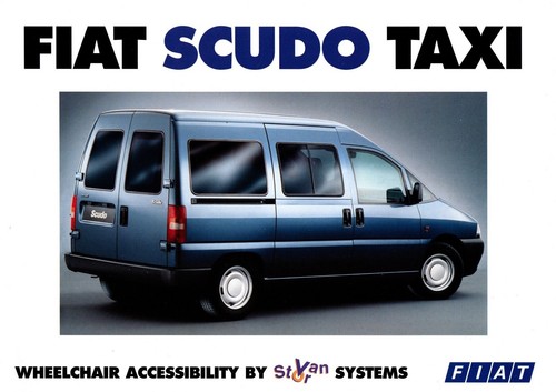 Fiat scudo taxi brochure - scudo,