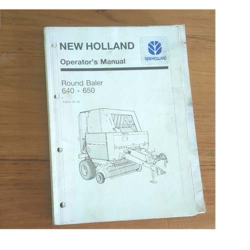New holland operator - new,