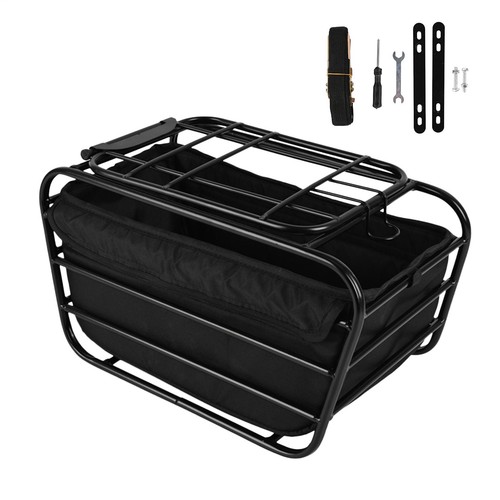 Bike basket carbon - steel, heavy