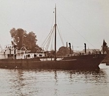 Steamship Muirfield Stettin Sunk 1917 Max Dreblow RP Real Photo A67