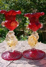 ruby red Murano glass