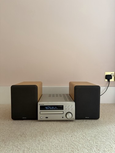 Denon rcd m40dab with wooden - with,