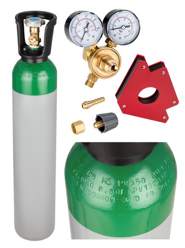 Argon gas bottle cylinder - bottle, tig