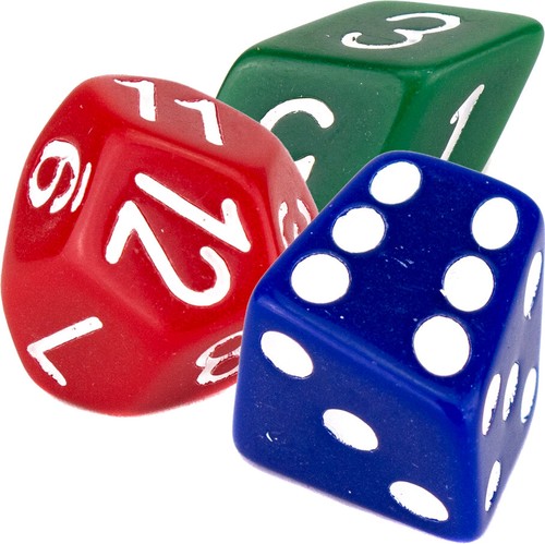 Special dice - special, (select