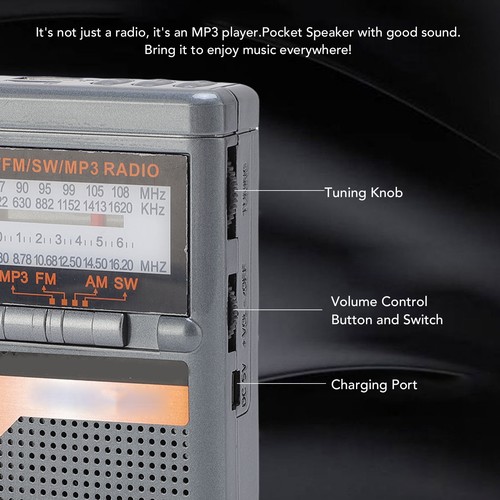 Radio battery - sw, mw