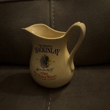 WHISKY JUG Old Scotch Whisky Water Jug Advertising Mackinlay Old Scotch Whisky.