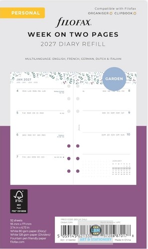 Filofax 2027 personal diary - filofax,