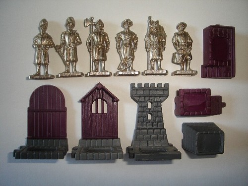 Metal figurines set swiss - metal,