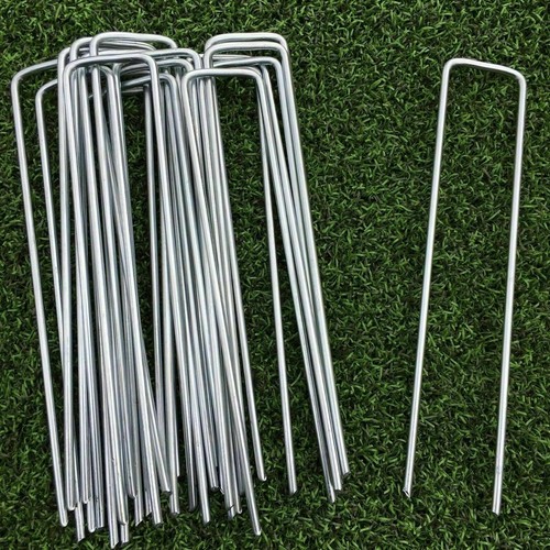 Weed control fabric pegs - pegs, metal