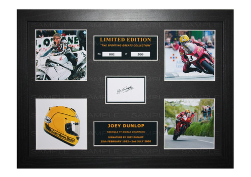 Joey dunlop signed ltd edition - joey,
