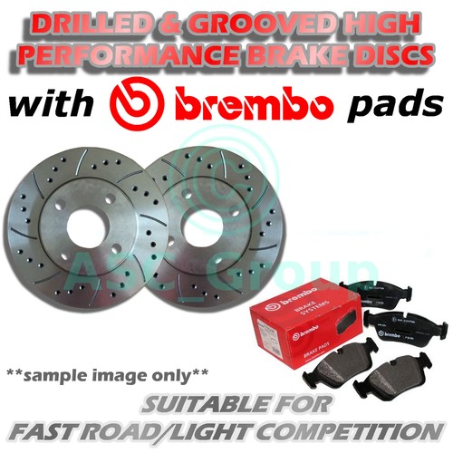 Front drilled and - drilled, grooved
