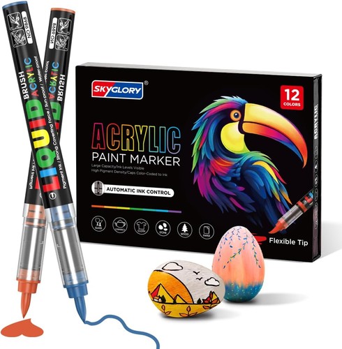 Acrylic paint markers set - paint,