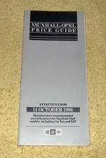 Vauxhall Opel Price Guide 14th