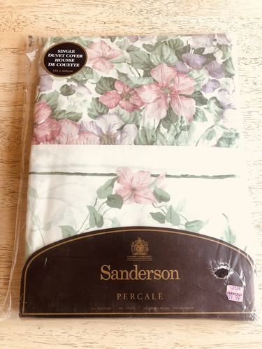 Sanderson percale duvet - percale, cover