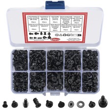 430 Pcs Computer Screw Set, PC Case Motherboard SSD Laptop Screws Standoffs