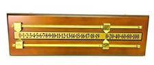 Quality Oak Coloured Finish Snooker 2 Player Scorer Scoreboard