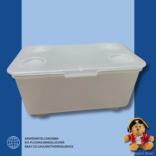 Ikea glis white semi - white,