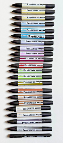 Letraset promarkers pens 1 - letraset,