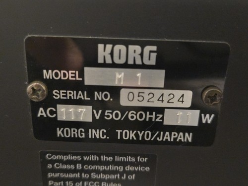 Korg key music - m1, 61-key