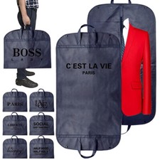 Extra Large Hanging Suit Dress Coat Travel Bag Clothes Cover Storage Zip Home
