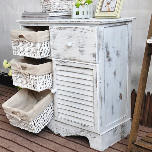 Shabby chic wood storage - wood,