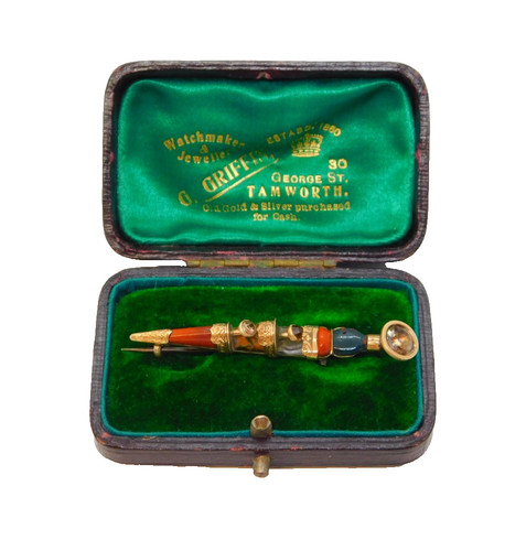 Victorian boxed 9ct - victorian,