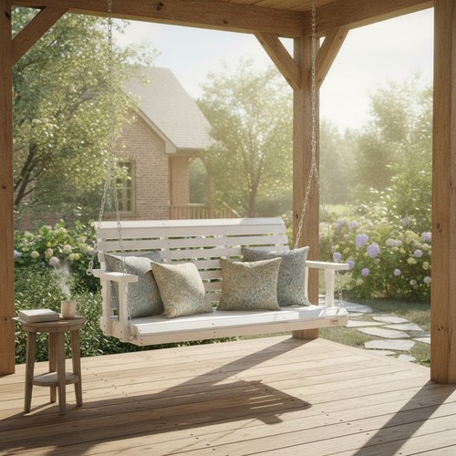 Wooden porch swing ft - wooden,