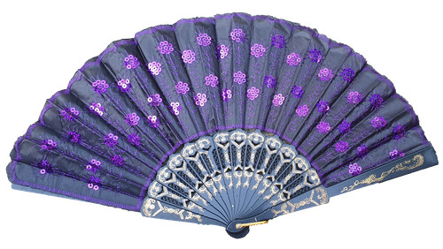 Purple sequins peacock - purple,