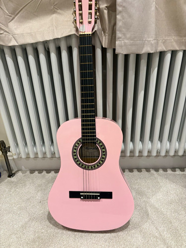 Size pink classical guitar - size,
