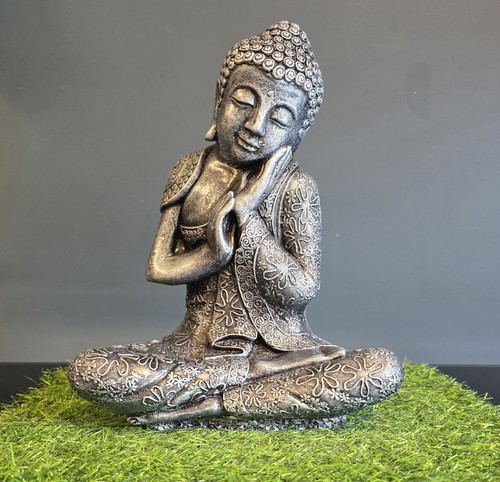 Stone garden buddha - garden, statue