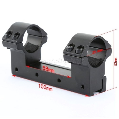 One piece rifle scope mount - one,