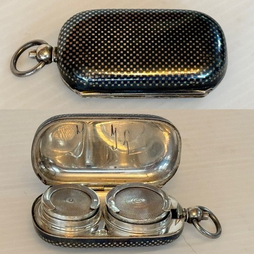 Antique solid silver niello - antique,
