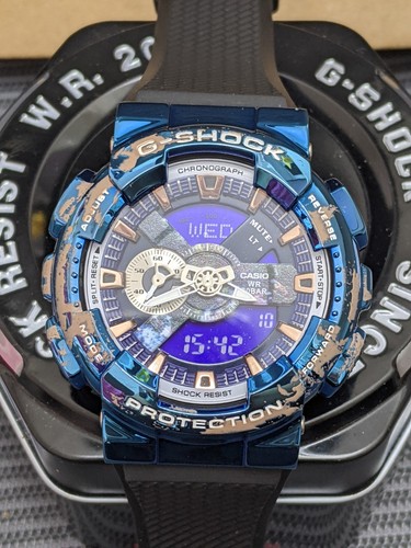 Casio shock 110 blue - g-shock, ga-110