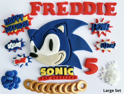 Edible fondant sonic the - edible,