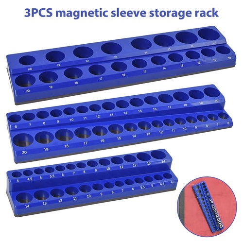Magnetic socket organizer - magnetic,