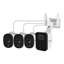 Swann Fourtify 4 Camera 1080p Security System NVR 64GB White SWIFI-FOURTIFY4-US