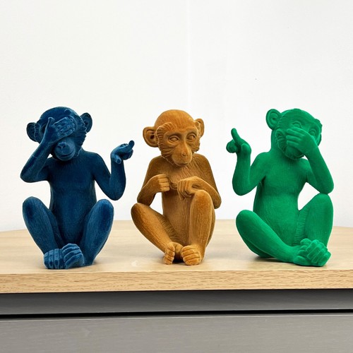Set monkey figurine - of,