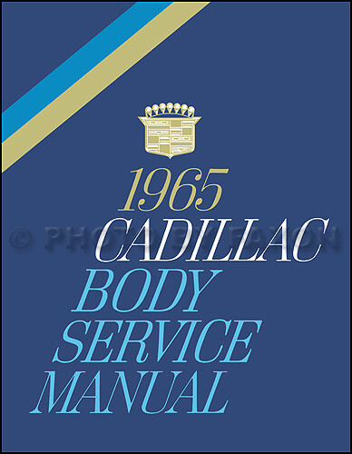 1965 cadillac body repair shop - cadillac,