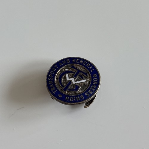 Vintage tgw enameled lapel - tgw,