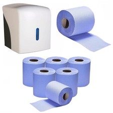Blue Centre Feed Roll X 6