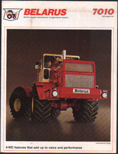 Belarus "7010" 235hp Articulated Tractor Brochure Leaflet