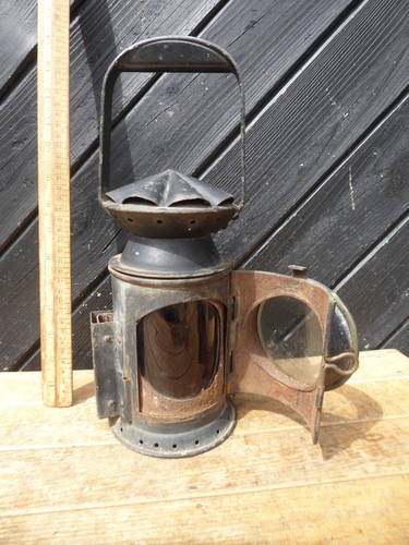 Ww2 military railway lamp with - military,