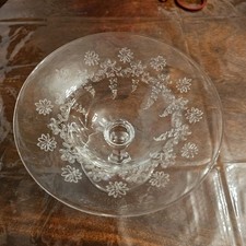 vintage etched glass champagne