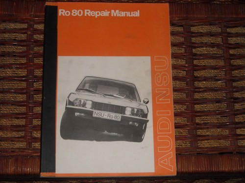 Audi nsu repair manual - audi, ro
