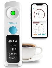 Coffee TDS Refractometer, save Data & Rechargeable Coffee TDS Meter with Range 0