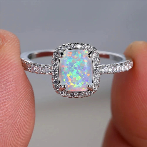 925 sterling silver white fire - 925,