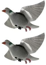 2 X Pigeon Hyper-Flap Tyvec Decoy For Decoying Rotary Magnet Bouncer Floater New