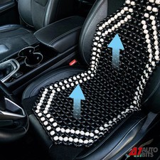 WOODEN BEAD CAR/VAN/TAXI FRONT SEAT COVER CUSHION - CLASSIC BEADED DESIGN