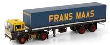 WSI, DAF 2600 4x2 with tarpaulin trailer 2 axles FRANS MAAS, 1/50 scale, W...