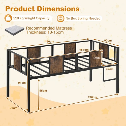 Loft bed single size - single,